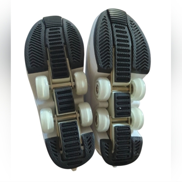 Unisex White Silver Roller Skate Shoes WMS Size EUR 37 US 7 Eqv to Youth Sz 5 - Picture 13 of 15